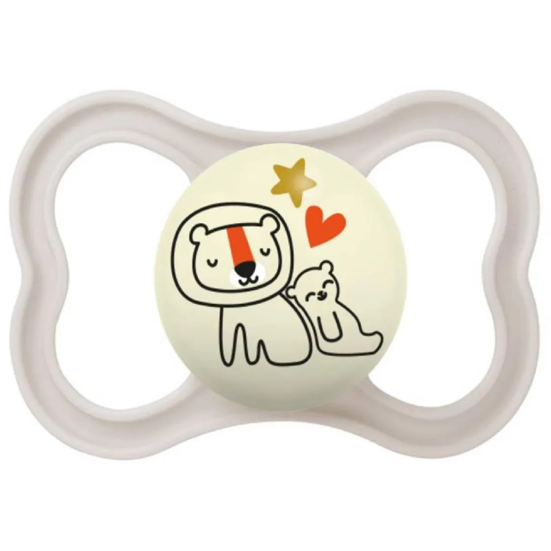 MAM - Chupete Supreme Night silicona mate +6 meses neutro