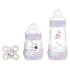 MAM - Kit de inicio biberón + chupete Welcome to the World morado* Biberones Y Chupetes·Biberones