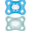 MAM - Pack 2 chupetes Comfort Silicona 3-12 meses - Azul