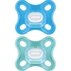 MAM - Pack 2 chupetes Comfort silicona 0-3 meses azul