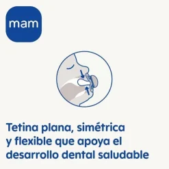 MAM - Pack 3 chupetes Day & Night silicona +6 meses Neutro