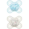 MAM - Pack 2 chupetes Perfect Start silicona mate 0-2 meses azul* Biberones Y Chupetes·Chupetes