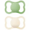 MAM - Pack 2 chupetes Supreme silicona mate +16 meses neutro* Biberones Y Chupetes·Chupetes