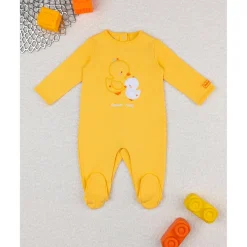 Prenatal Mameluco unisex amarillo baby smile