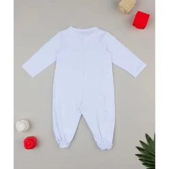 Prenatal Mameluco unisex blanco con estampado