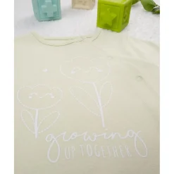 Prenatal Mameluco verde con flores estilizadas* Recién Nacido·Ropa Y Accesorios|Ropa Y Accesorios·Peleles