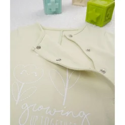 Prenatal Mameluco verde con flores estilizadas* Recién Nacido·Ropa Y Accesorios|Ropa Y Accesorios·Peleles