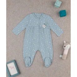 Prenatal Mameluco verde margaritas para niña