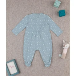 Prenatal Mameluco verde margaritas para niña