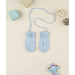 Prenatal Manoplas de bebé azules con bordado de osito* Calzado Y Accesorios·Accesorios Y Complementos