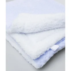 Prenatal Manta azul de bebé en terciopelo