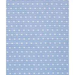 Prenatal Manta de Cuna Azul con Borde Blanco