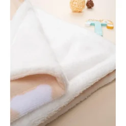 Prenatal Manta de Cuna de Forro Polar Unisex Beige