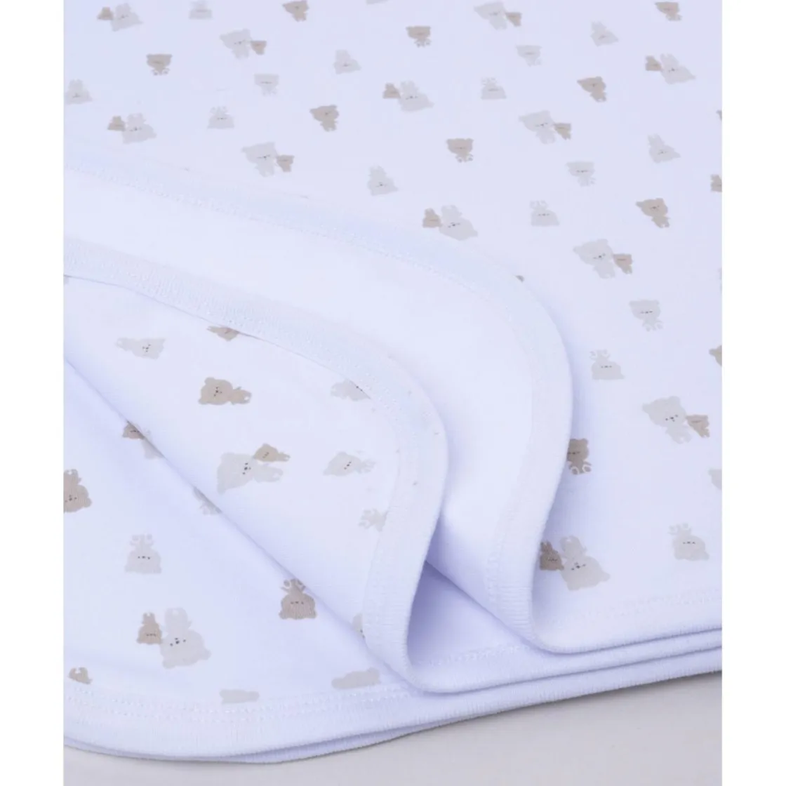 Prenatal Manta interlock blanca con ositos para recién nacido* Recién Nacido·Ropa Y Accesorios|Ropa Y Accesorios·Arrullos