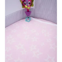 Prenatal Manta Universal para Cuna Rosa con Estrellas