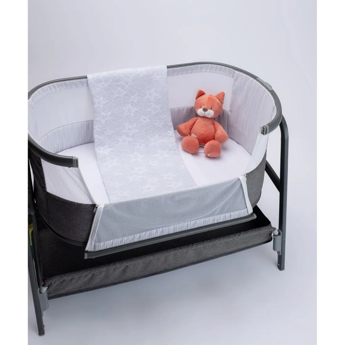 Prenatal Manta Universal para Cuna Gris con Estrellas