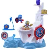 HASBRO IBERIA Marvel - Capitán América - Marvel Stunt Squad: Set de Juego Tower Smash con Figuras de Acción 3,5 cm ㅤ* Figuras De Acción