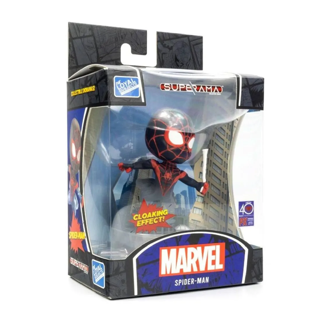 VALUVIC Marvel - Mini Diorama Superama - Spider-man Miles Morales