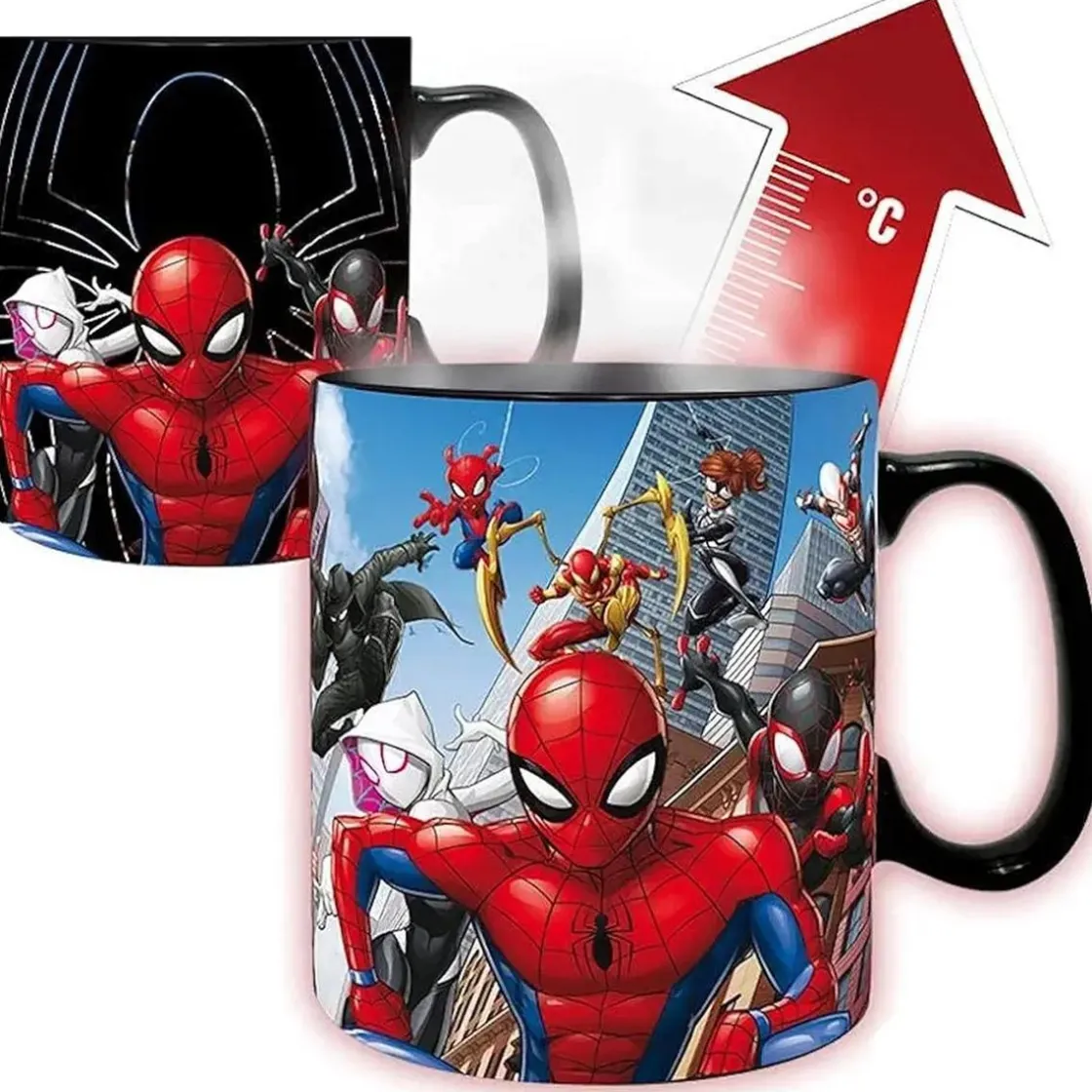 ABYSSE CORP Marvel - Taza térmica Spider-man 460 ml* Merchandising|Friki Zone
