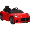 AIYAPLAY Maserati Gran Turismo Folgore eléctrico Rojo* Vehículos De Batería O A Pedales