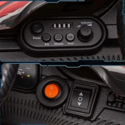 AIYAPLAY Maserati Gran Turismo Folgore eléctrico Rojo* Vehículos De Batería O A Pedales