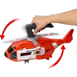MATTEL Matchbox - Juego de vehículos con helicóptero de rescate