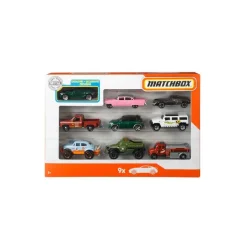 MATTEL Matchbox - Pack 9 vehículos (varios modelos)