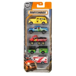 MATTEL Matchbox - Pack 5 vehículos (varios modelos)* Vehículos Y Circuitos