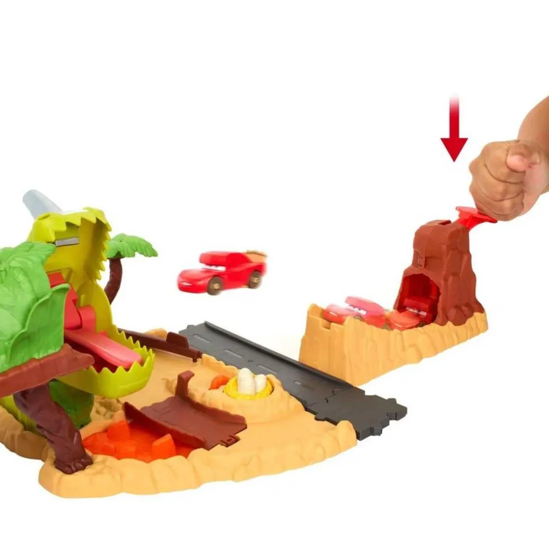 MATTEL - Cars - Vehículo y dinosaurio en aventura Cars ㅤ* Vehículos Y Circuitos