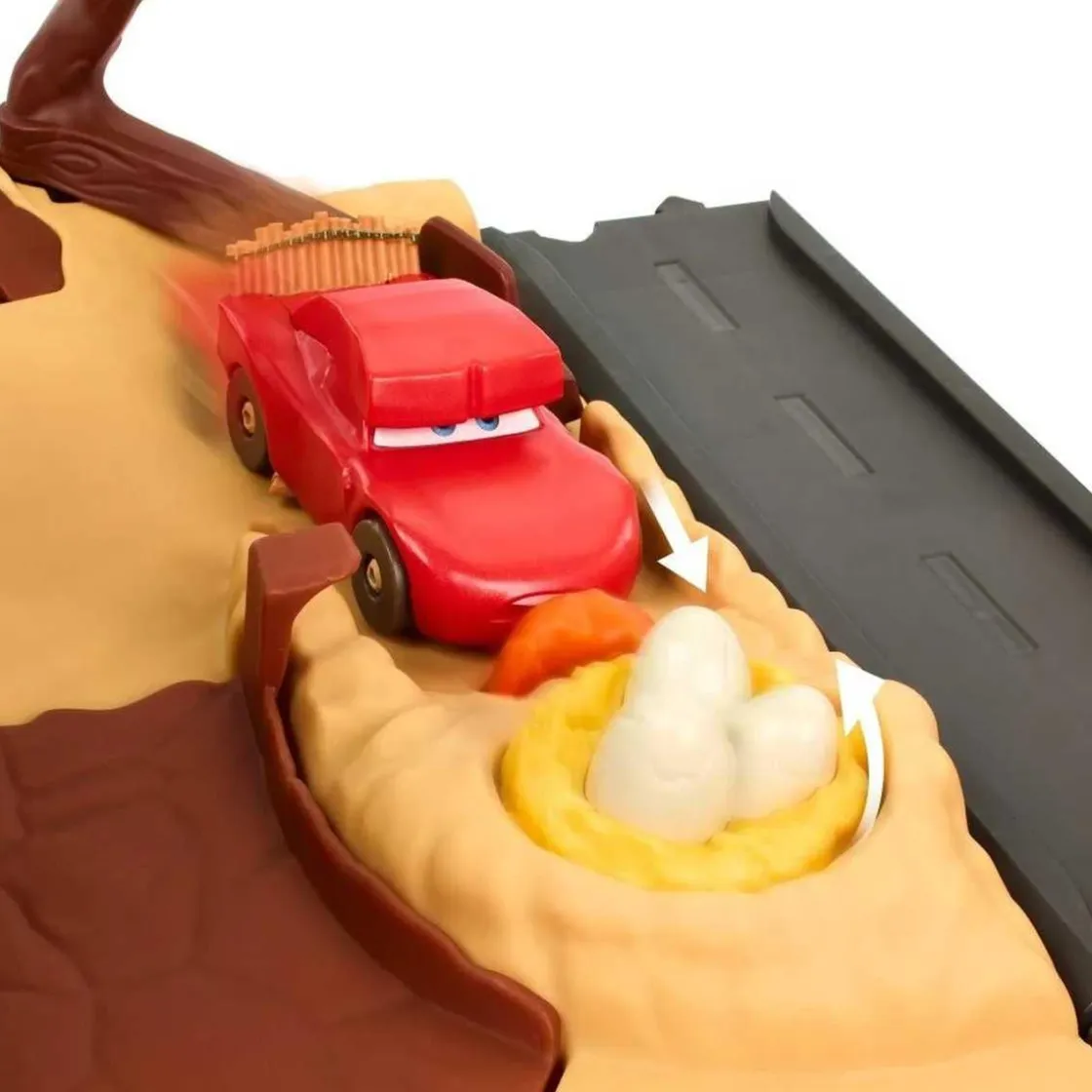 MATTEL - Cars - Vehículo y dinosaurio en aventura Cars ㅤ* Vehículos Y Circuitos