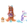 MATTEL - Enchantimals - Muñeca guepardo Glam Party con accesorios para peinar y mascota ㅤ* Muñecas