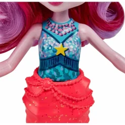 MATTEL - Enchantimals - Ocean Kingdom muñeca Sedda Sea Horse con familia de caballitos de mar ㅤ* Muñecas