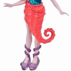 MATTEL - Enchantimals - Ocean Kingdom muñeca Sedda Sea Horse con familia de caballitos de mar ㅤ* Muñecas