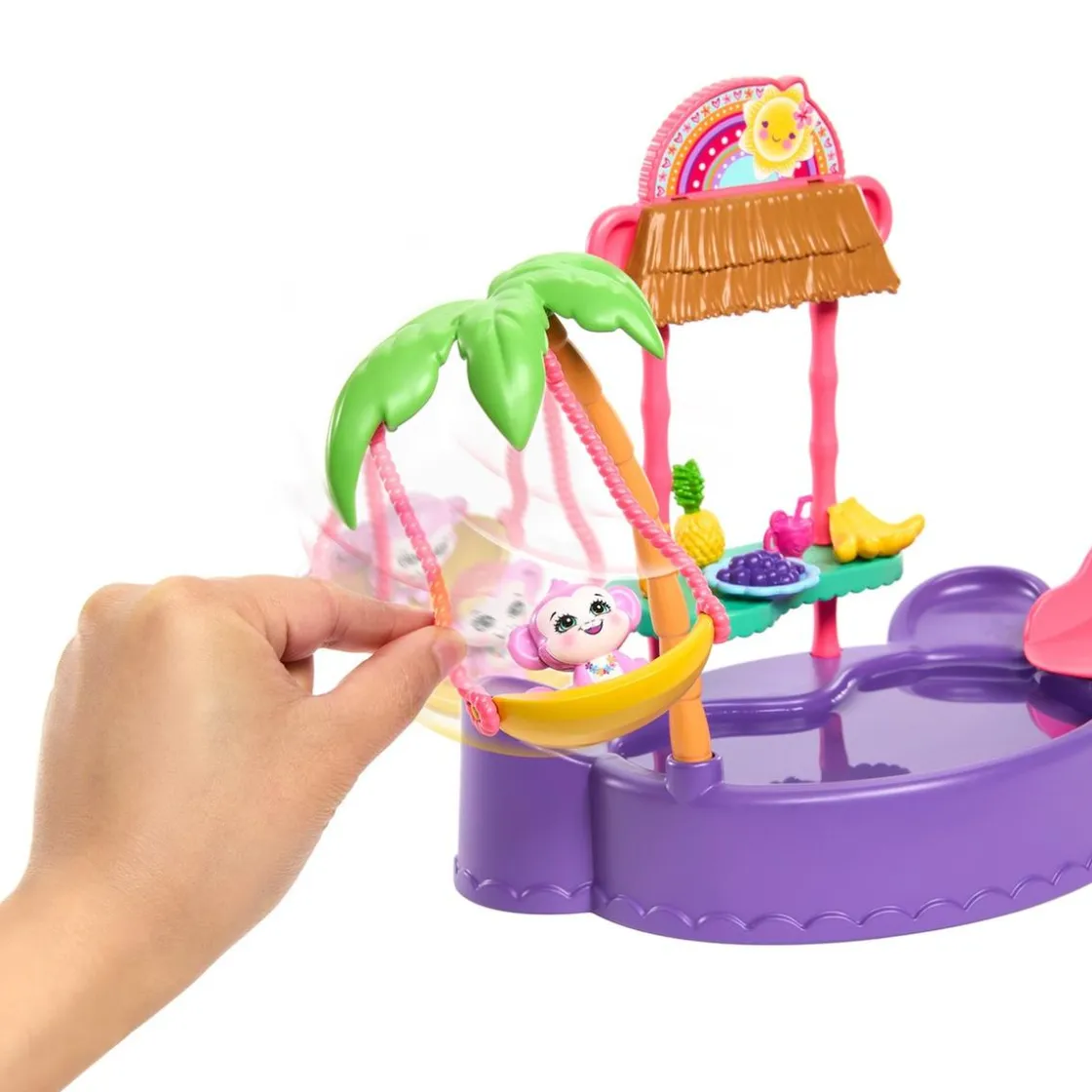 MATTEL - Enchantimals - Piscina infantil con tobogán y figuras ㅤ* Muñecas