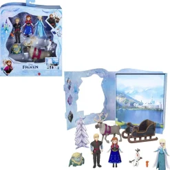 MATTEL - Frozen - Pack 6 figuras Disney Frozen juguete ㅤ