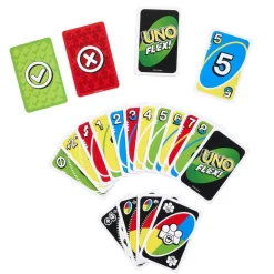 MATTEL - Juego de cartas UNO Split familiar y flexible ㅤ