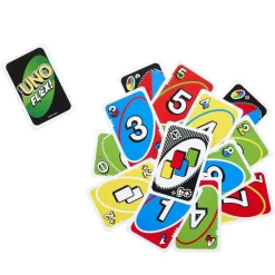 MATTEL - Juego de cartas UNO Split familiar y flexible ㅤ