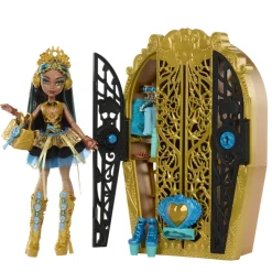 MATTEL - Monster High - Muñeca Skulltimate Cleo con armario y accesorios* Muñecas