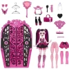 MATTEL - Monster High - Muñeca Draculaura Skulltimate con armario y accesorios