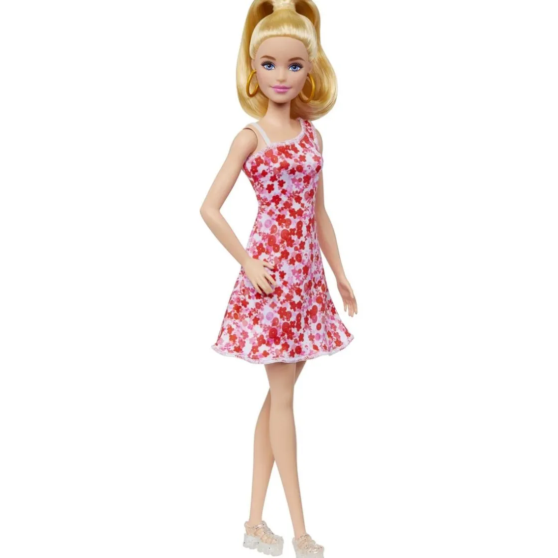MATTEL - Muñeca Barbie Fashionista con vestido rosa y accesorios ㅤ* Muñecas