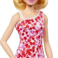 MATTEL - Muñeca Barbie Fashionista con vestido rosa y accesorios ㅤ* Muñecas
