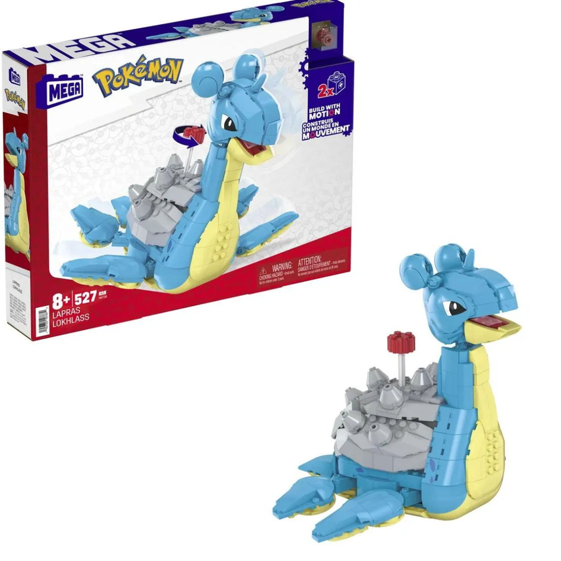 FABA Mattel - Pokemon - Bloques de construcción Pokémon Lapras* Juguetes De Construcción