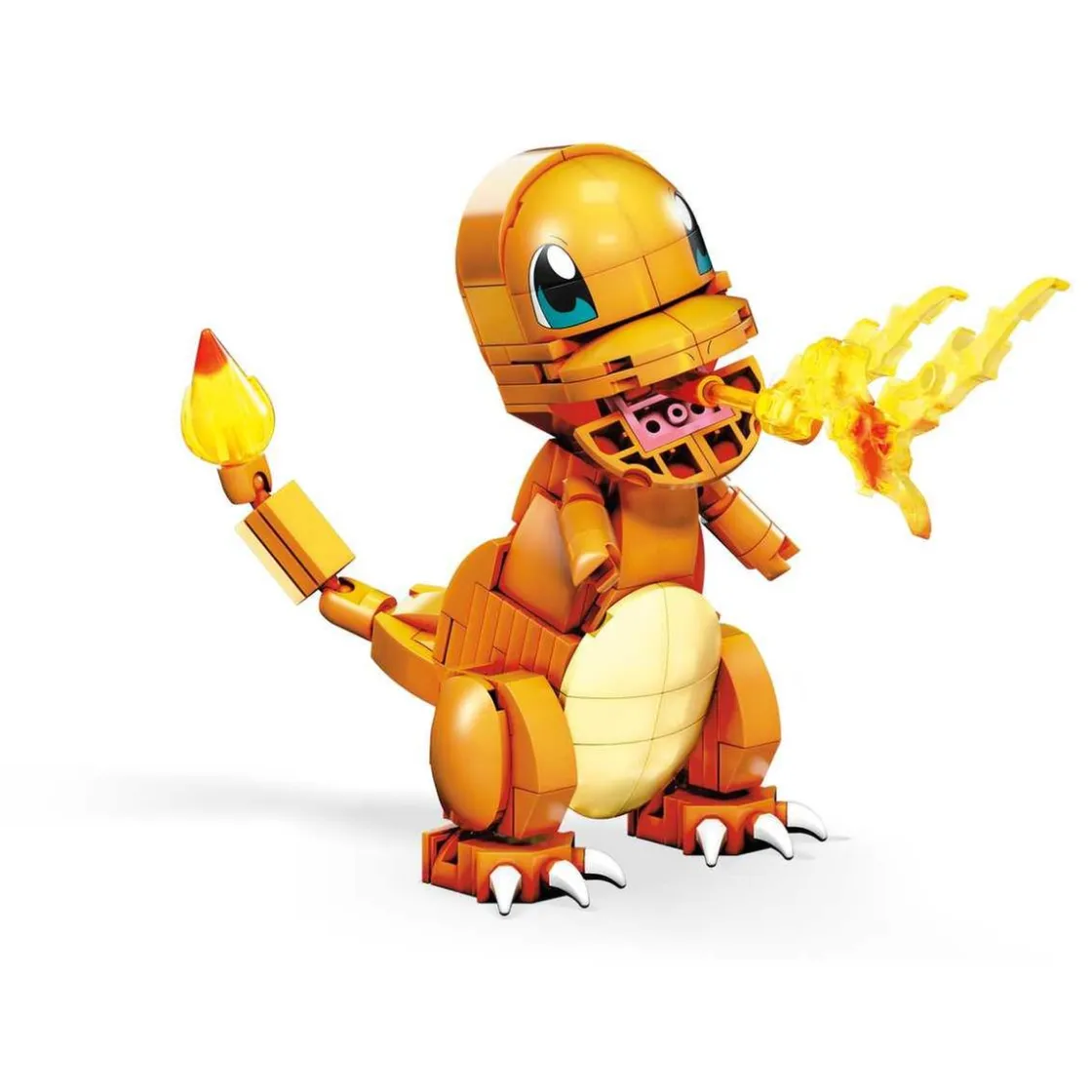 MATTEL - Pokemon - Figura de construcción Mega Construx Pokémon Charmander Naranja ㅤ