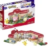 MATTEL - Pokemon - Kit de construcción Pokémon centro en el bosque con bloques y personajes ㅤ* Juguetes De Construcción