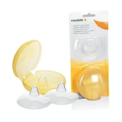 MEDELA - Pack 2 Pezoneras Small + estuche* Lactancia Natural·Accesorios Lactancia|Biberones Y Chupetes·Portachupetes