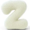 MEOWBABY - Almohada Infantil con Forma de Letra “Z” Color Crema “Bearly Z”* Descanso·Colchones Y Almohadas