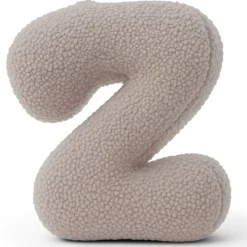 MEOWBABY - Almohada Infantil con Forma de Letra “Z” Color Gris Claro “Bearly Z”* Descanso·Colchones Y Almohadas
