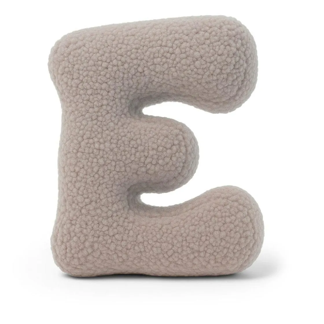 MEOWBABY - Almohada Infantil con Forma de Letra “E” Color Gris Claro “Bearly E”* Descanso·Colchones Y Almohadas