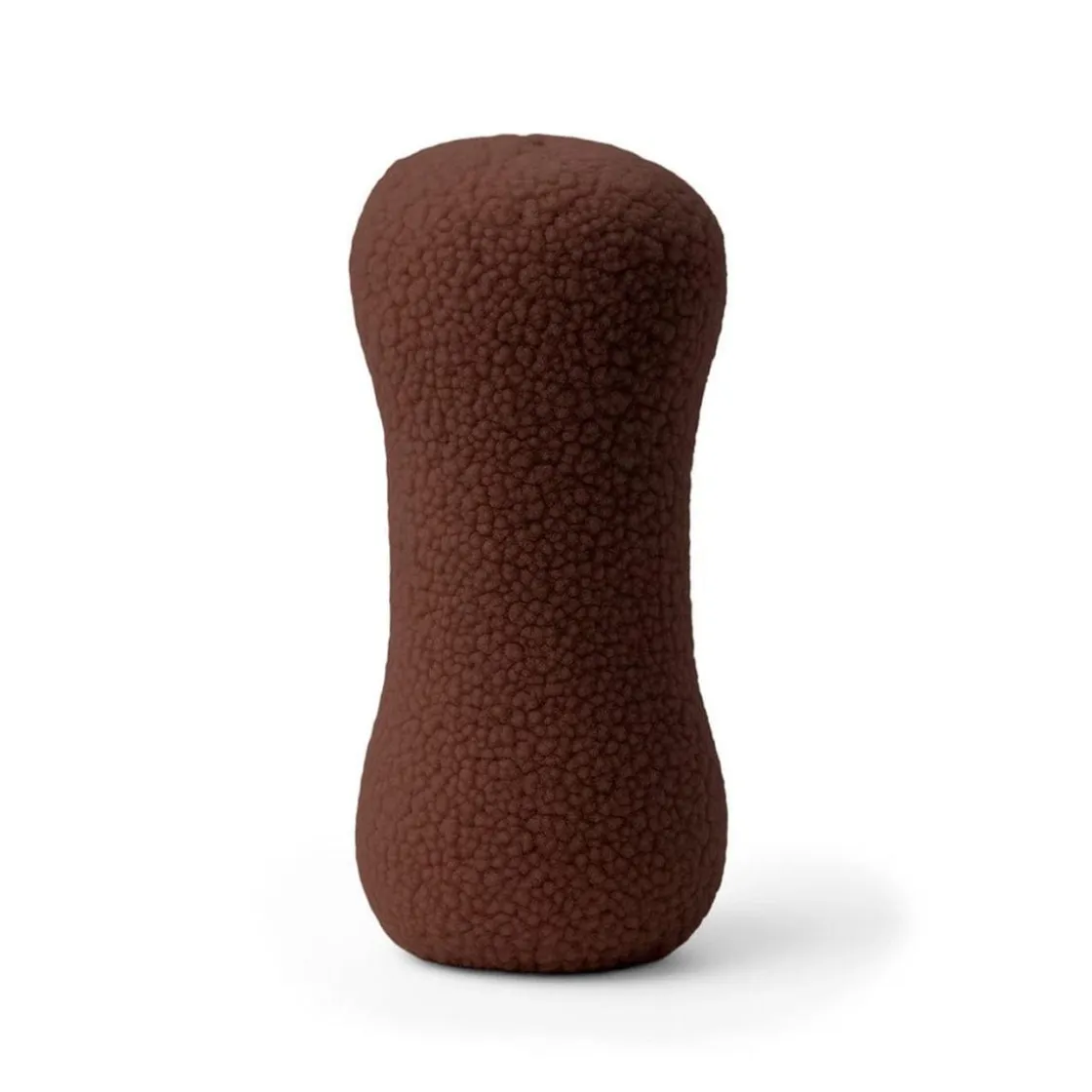 MEOWBABY - Almohada Infantil con Forma de Letra “I” Color Marrón Oscuro “Bearly I”