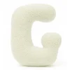 MEOWBABY - Almohada Infantil con Forma de Letra “G” Color Crema “Bearly G”* Descanso·Colchones Y Almohadas